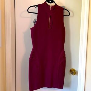 Guess Burgundy Cocktail Dress